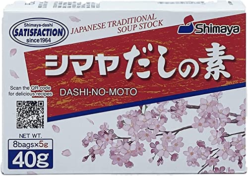 SHIMAYA Dashi No Moto 40g | Würzpulver (Dashi) | Bonito | Würzmittel für Suppen