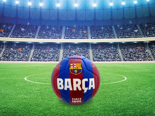 FCB Officiële blauwe grana-bal, gelicentieerd product, maat voor volwassenen en kinderen, kleur blauw, witte details. - Image 6