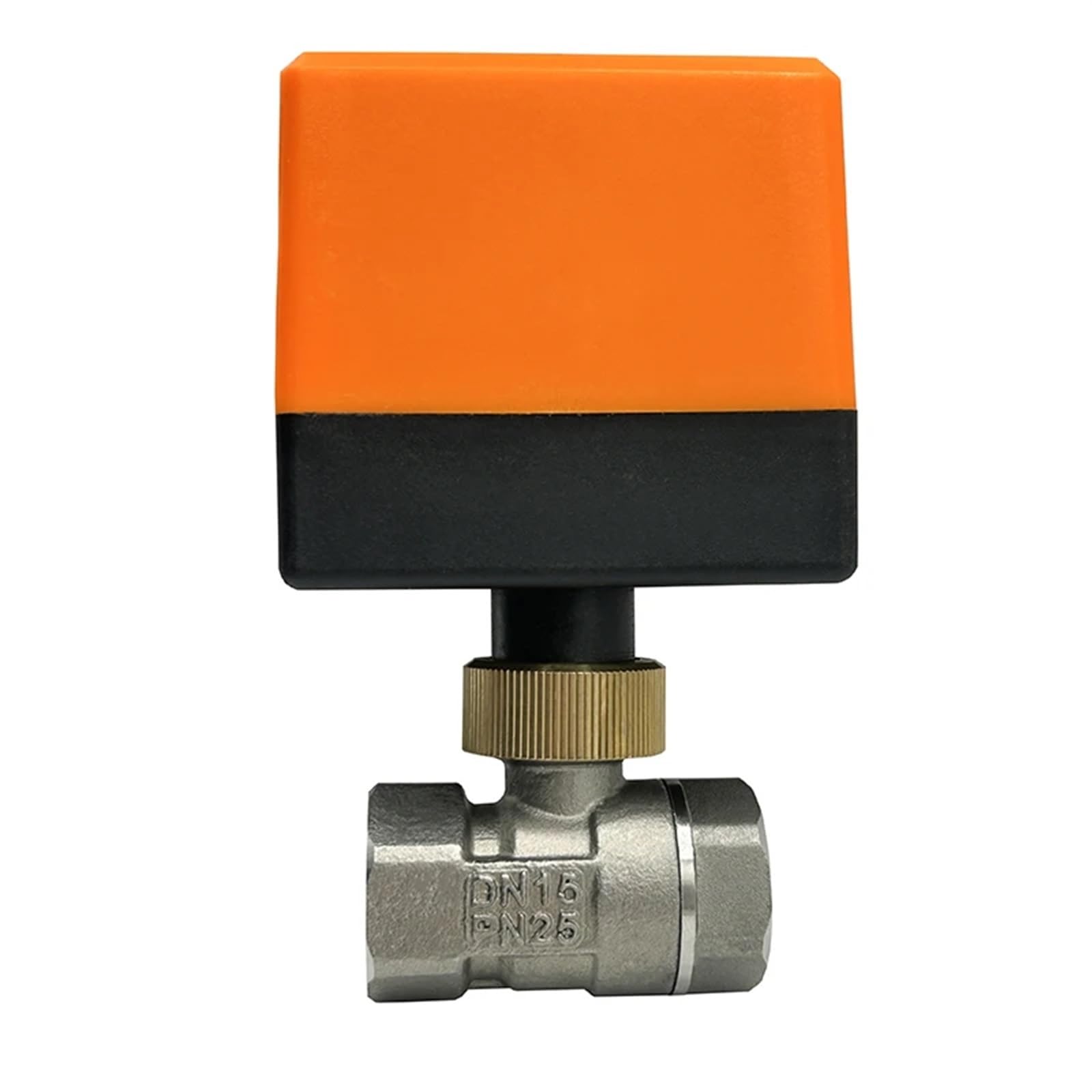 Válvula de Bola motorizada Acero Inoxidable 2 vías, 1/2 ", 3/4", 1, 1-1/4", 2", 220v, 12v, 24v, 3 Cables, Controles, válvula eléctrica for Agua(24VAC-CR02,DN25)