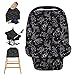Fansu Stretch Couvertures d'allaitement pour Bebe, Dais pour Siège-auto Imprimé Mignon, Nursing Cover pour Allaiter, Écharpe Allaitement pour Maman/Nouveau Née (Constellation)