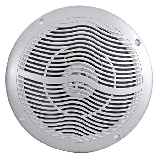 Rockville Pair RMC65S 600W 6.5" Marine Boat Speakers, Waterproof 2-Way Speakers, Silver, UV Resistant for Boats, Cars, and Outdoor Use - Image 4