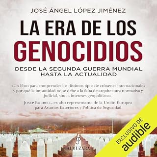 Diseño de la portada del título La era de los genocidios