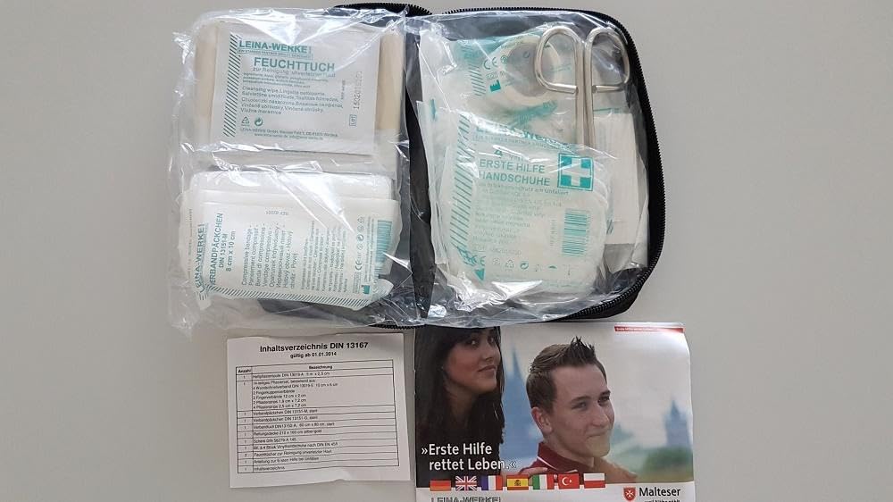 Cartrend Motorrad kit di primo soccorso DIN 13167