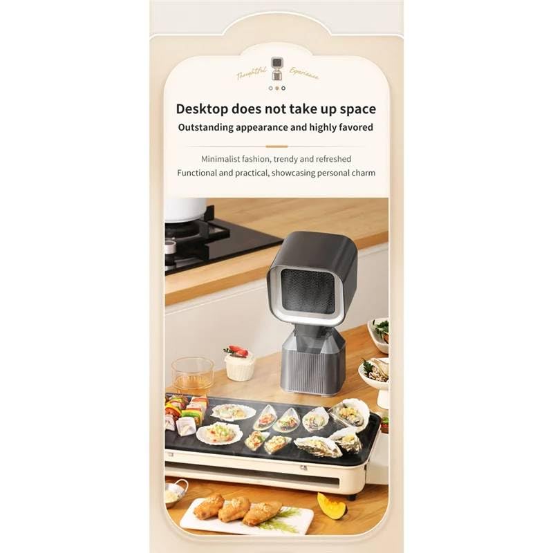 Mann Mart‚Portable Mini Kitchen Range Hood for Indoor BBQ & Hot Pots - Adjustable Angle, No Installation Needed, Durable Design-image-27