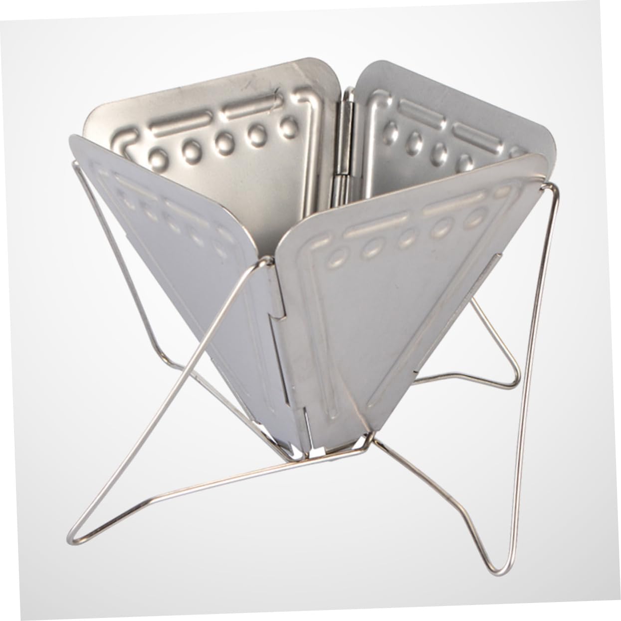 OSALADI Coffee Filter Portable Drip Rack Stainless Steel Funnel Drip Coffee Filter Outdoor Brewing Rack