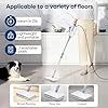 Seyola Steam Mop for Floor Cleaning, Steam Cleaner for Home with Handheld 6-in-1 Multi-function Attachments for Hardwood Floors, Clothes, Windows, Tiles Grout, Furniture Cleaning (off-white)
