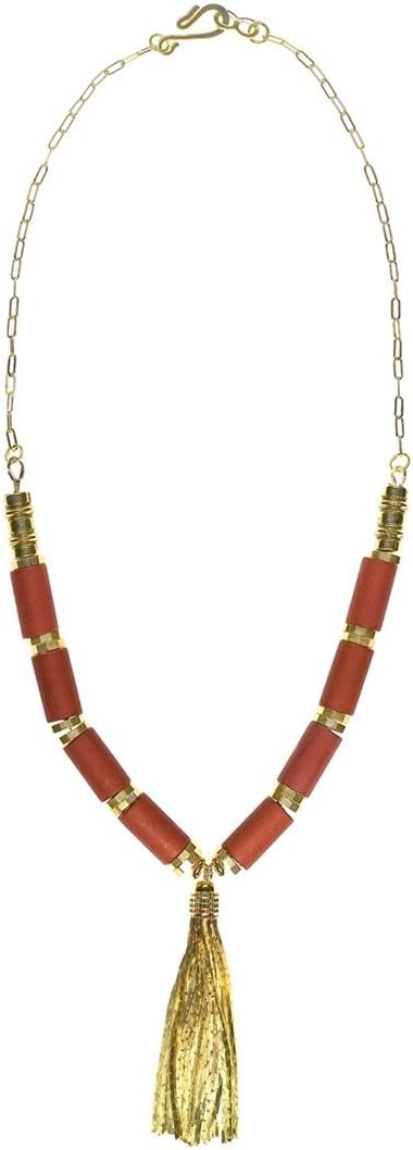 Jenny Bird Mantra Necklace - Red