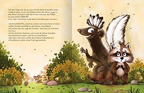 Der kleine Waschbär Waschmichnicht: Lustiges