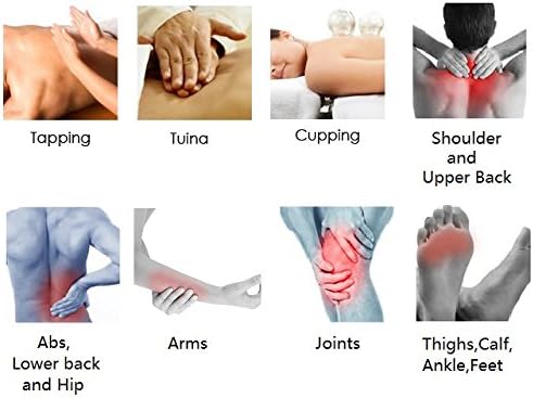 HealthmateForever PM8 Massage Types and Body Areas