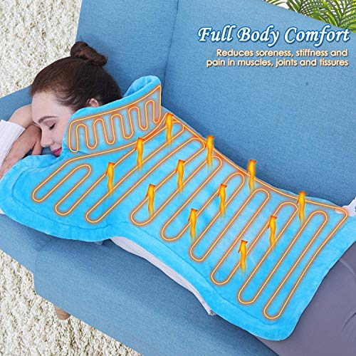 Large Heating Pad for Back and Shoulder Pain Relief Electric Heat Pad for Cramps Pain Heating Wrap with Auto Shut Off and 6 Heat Settings Hot Pad with Fast-Heating Technology Dry/Moist Heat Therapy - Thumbnail 2