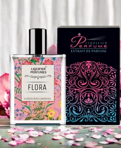 Liquifier Perfumes Flora Gorgeous Gardenia Eau de Parfum – Inspired Floral Fragrance for Women – Long-Lasting, Luxurious & Elegant Scent – 50ml