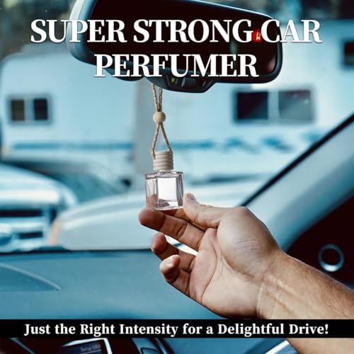 Image of 2-Pack Car Fresheners Long Lasting & Car Deodorizer - Caramel & Vanilla Oud Hanging Car Air Freshener for Men and Women, Car Necessities & Scent Diffuser by VUTOLLOSA