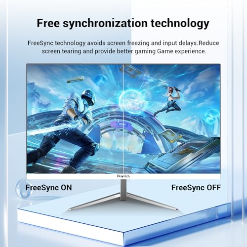 Image of 24 Inch FHD 1080P 100Hz Computer Monitor, Built-in Speakers,VA Panel with 3000:1 Contrast, AMD FreeSync, HDMI Ports, HDR & Low Blue Mode, Ergonomic Tilt for Home Office