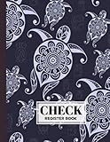  Check Register Book: Check Register Book Turtles Cover 120 Pages, Size 8.5\