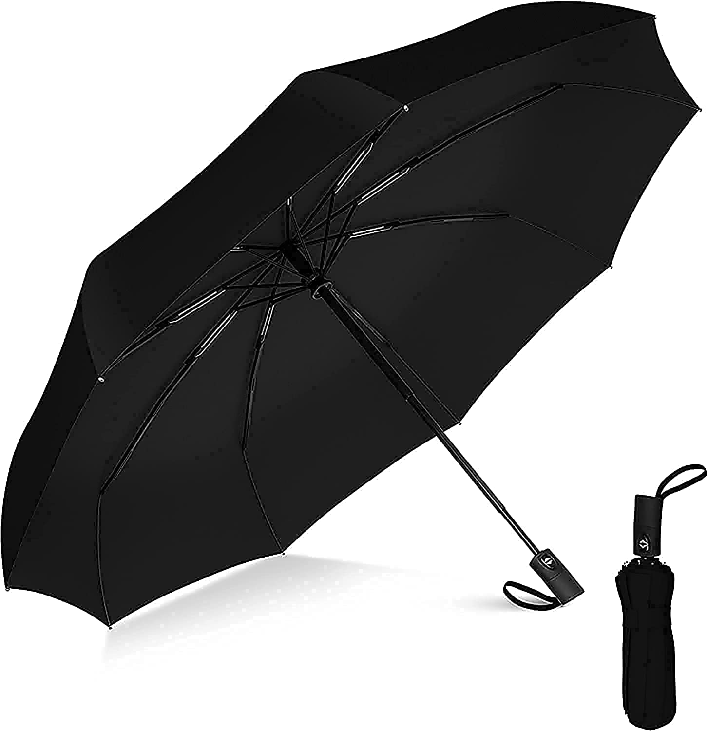 hubture Umbrella Umbrella for Men, Umberallas for Rain Big Size Men, Windproof Umberalla Large for Men,Women,Kids,Girls,Boys - 3 Fold with Auto Open and Close-picture-12