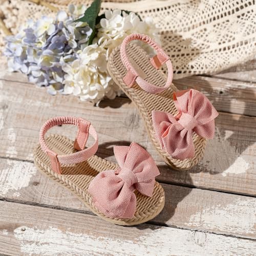 Kids' Open Toe Platform Sandals - Stylish Summer Slides with Bow Tie Design, Perfect Outdoor Footwear4