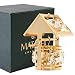 24K Gold Plated Crystal Studded Wishing Well Ornament by Matashi