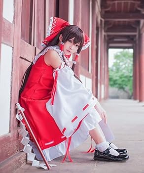博麗霊夢 コスプレ ウィッグ付き Amazon.co.jp: [66cos] ウィッグ付き 博麗霊夢 コスプレ