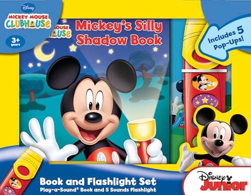 Mickey's Silly Shadow Book Pop-Up Book and Flashlight Set (Disney Mikey Mouse Clubhouse Play-a-sound)