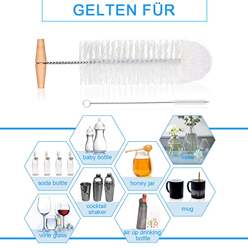 Set di spazzole per la pulizia delle bottiglie
