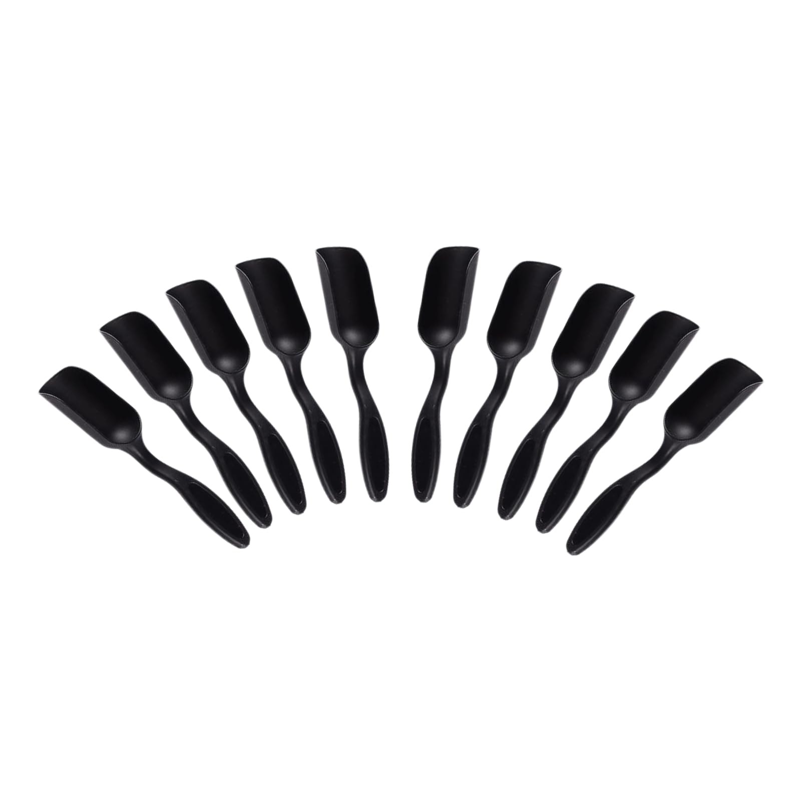 Photo 1 of 10Pcs NINGDAN Mini Shovel,Plastic Mini Gardening Shovel Spoons Soil Scoops,Cultivation Digging Transplanting Tools for Succulents Potted Flowers,Milk Powder/Coffee Beans Scoops (All Black)