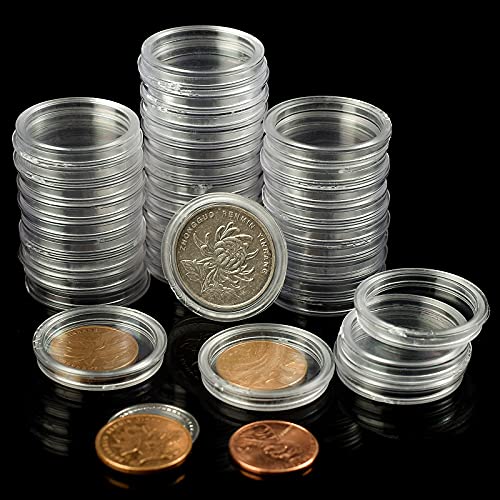 Capsulas para monedas 30mm pack 100 piezas miniatura 6