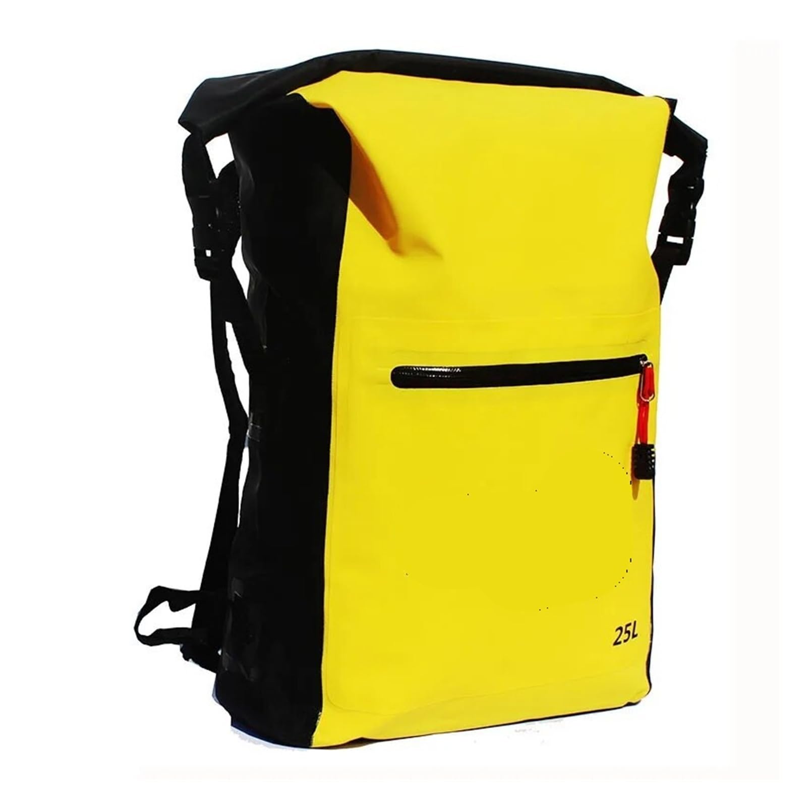 Zaino impermeabile con borsa, canoa sacco resistente all'acqua e nuoto(Orange)