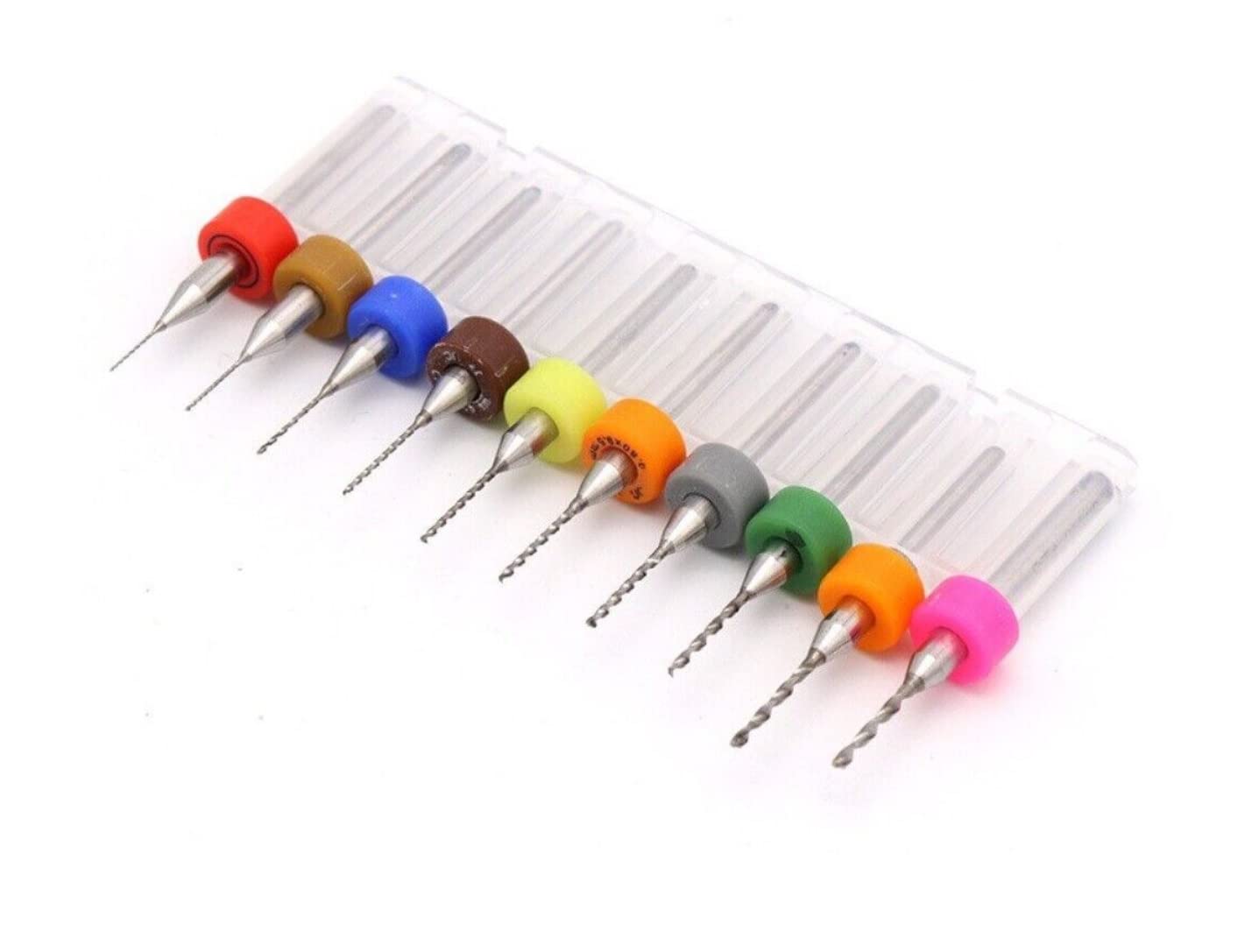 DRILL BIT PRINTED CIRCUITS PCB BASETTE tungsten carbide 0.2 0.5 1mm (0.8mm)