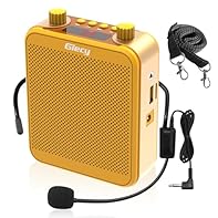 【Voice amplifier】: Portable voice amplifier not only enhances the voice, but also makes the voice clearer, noise-free and distortion-free at long range.It can cover about 40000 square feet. loud enough to cover a large room.Choose to adjust the volum...