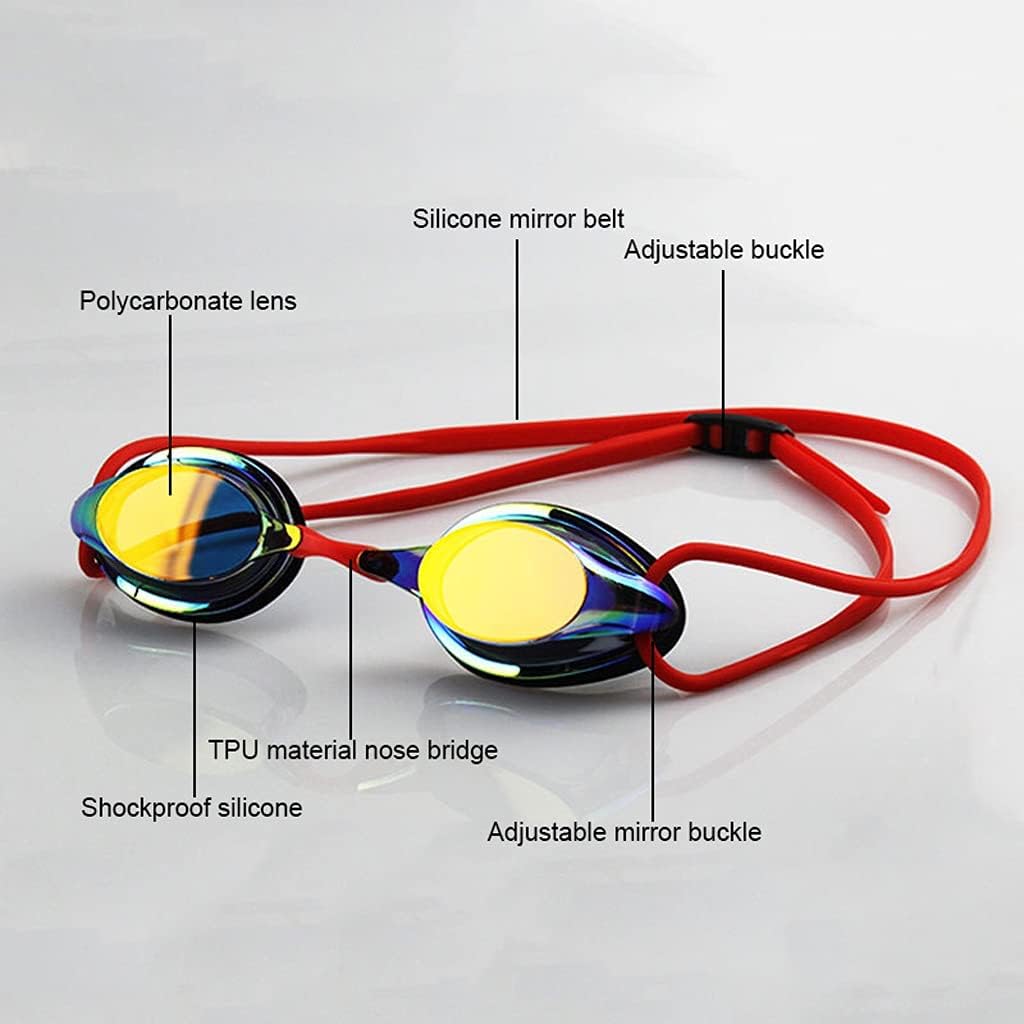 Professional Competition Swimming Goggles Plating Anti-fog Waterproof Uv Protection Silica Gel Diving Glasses Racing Spectacles