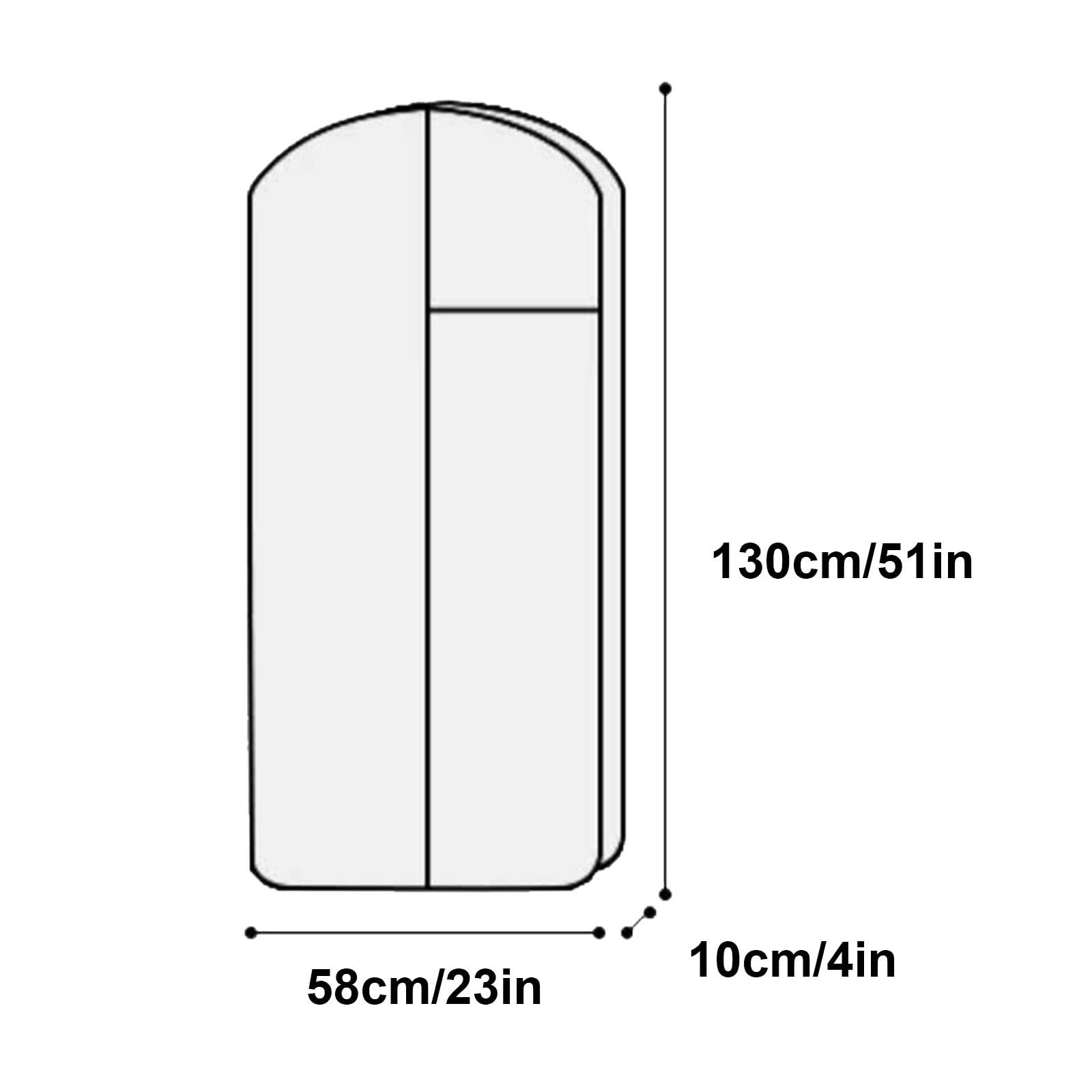 Funda Ropa Armario Nailon, Porta Trajes con Transparente, Colganteslavables Bolsa Ropa para Trajes, Camisas, Chaquetas y Abrigos.