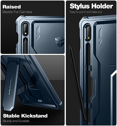 Coque Samsung Galaxy Tab S7/S8 avec support rétractable antichoc - 7