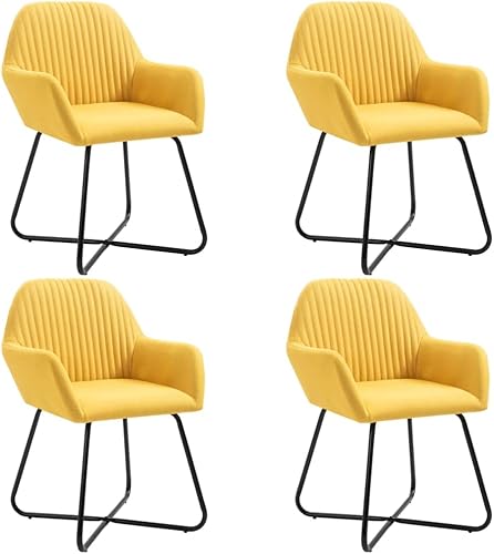 vidaXL Silla de comedor Silla reclinable de tela Sillas de cocina Varias selecciones