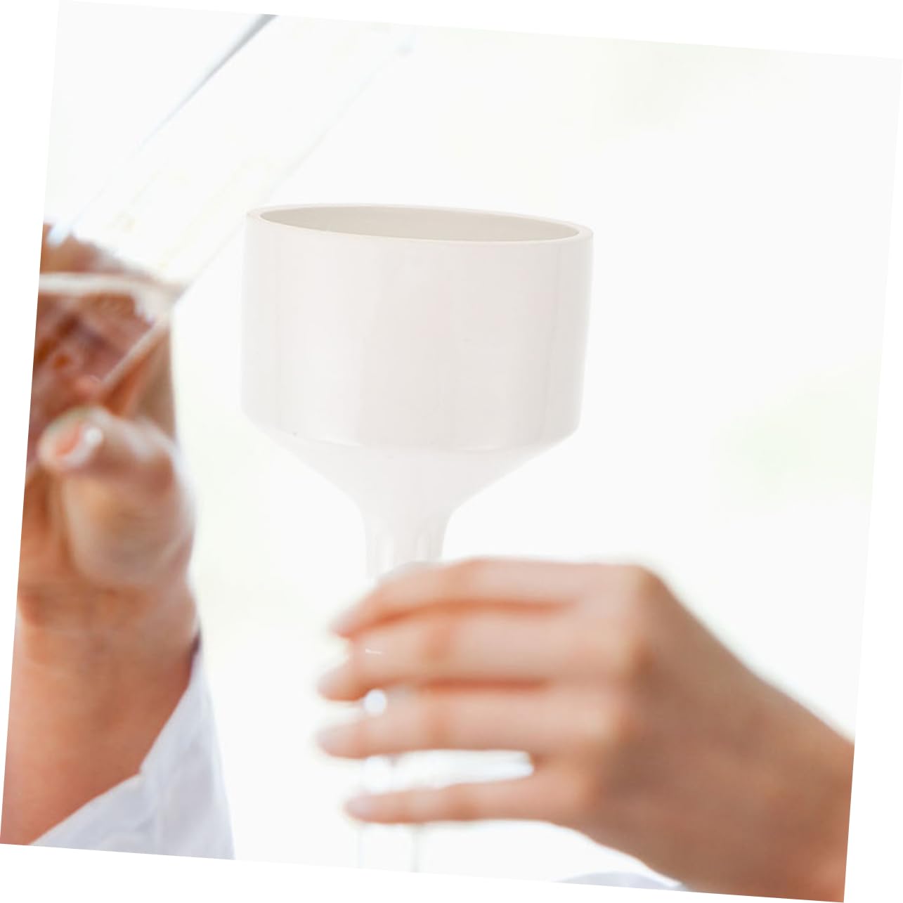 Homoyoyo Lab Funnel Reusable Ceramic Filter Funnel Environmental Friendly Material