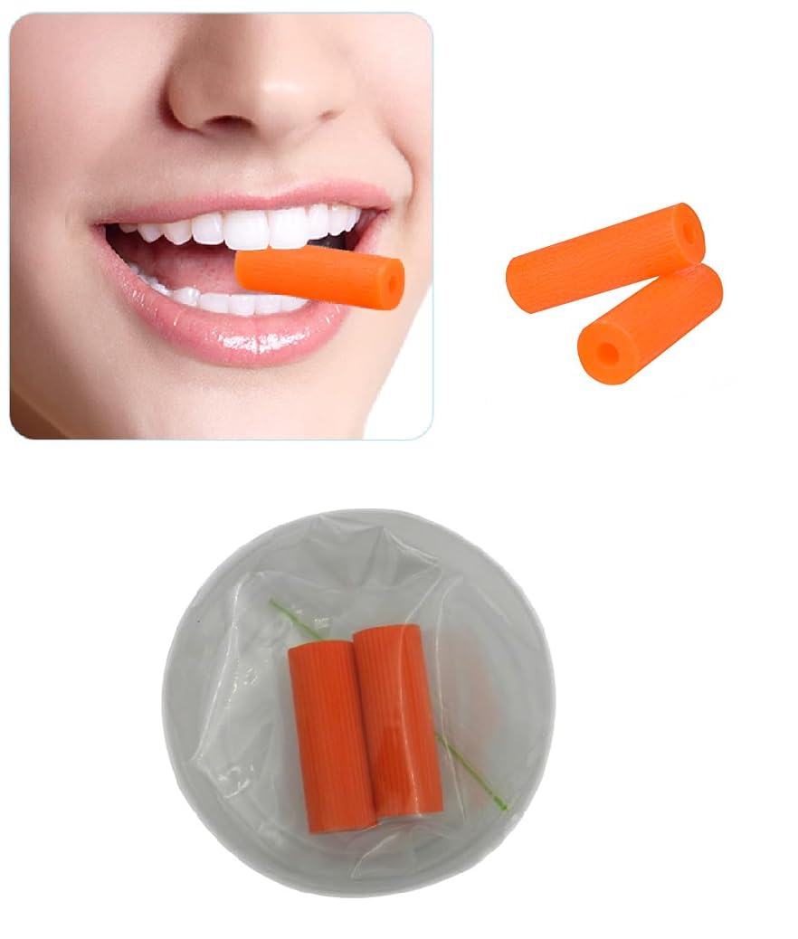 Chewies Seater in Orange Colour with Carry Case for Aligner Chompers Trays (Unscented)