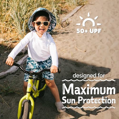 Image of JAN & JUL UV Swim Shorts and Long Sleeve UV Shirt for Toddlers