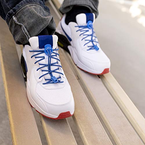 Cadarço Elastico Lock Laces Azul