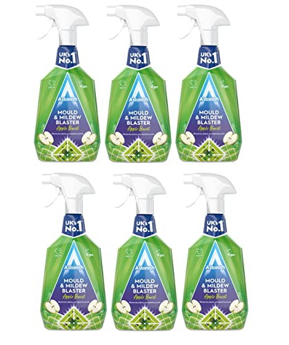 Astonish Specialist Extra Strength Mould & Mildew Stain Blaster Spray for Fast Mould Removal 6 x 750ml