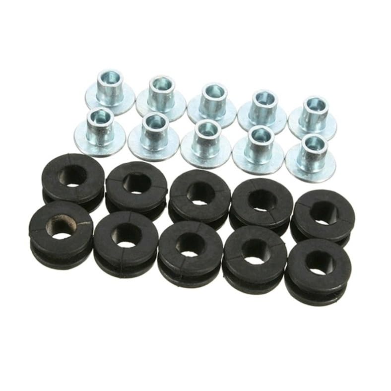 Kit de boulons d'œillets de moto rondelle vis carénage pour atelier et restauration