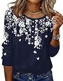 Zeagoo school outfits for teachers women's tops Long Sleeve Shirt Spring Outfits for Women 2026 Crew Neck Boho Casual Tops Loose Fit Tee
