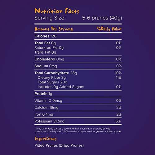 Image of Looney Pruney Pitted Dried Prunes for the Family, Always California-Grown, Kosher, No Added Sugar & No Preservatives (40 oz) (Pack of 12)