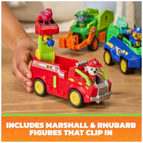 PAW Patrol The Dino Movie Marshall Dino Rescue Firetruck Toy Vehicle by PAW PATROL - Used condition - Image 5