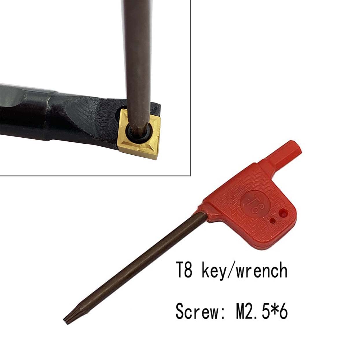 GBJ 22pcs S06K/S07K/S08K-SCLCR06/SCLCL06 with CCMT21.51 CCMT060204 Carbide Inserts 95° Internal Turning Boring Bars Indexable Lather Tool Carbide Turning Tool Set Mather Turning Tool Holder