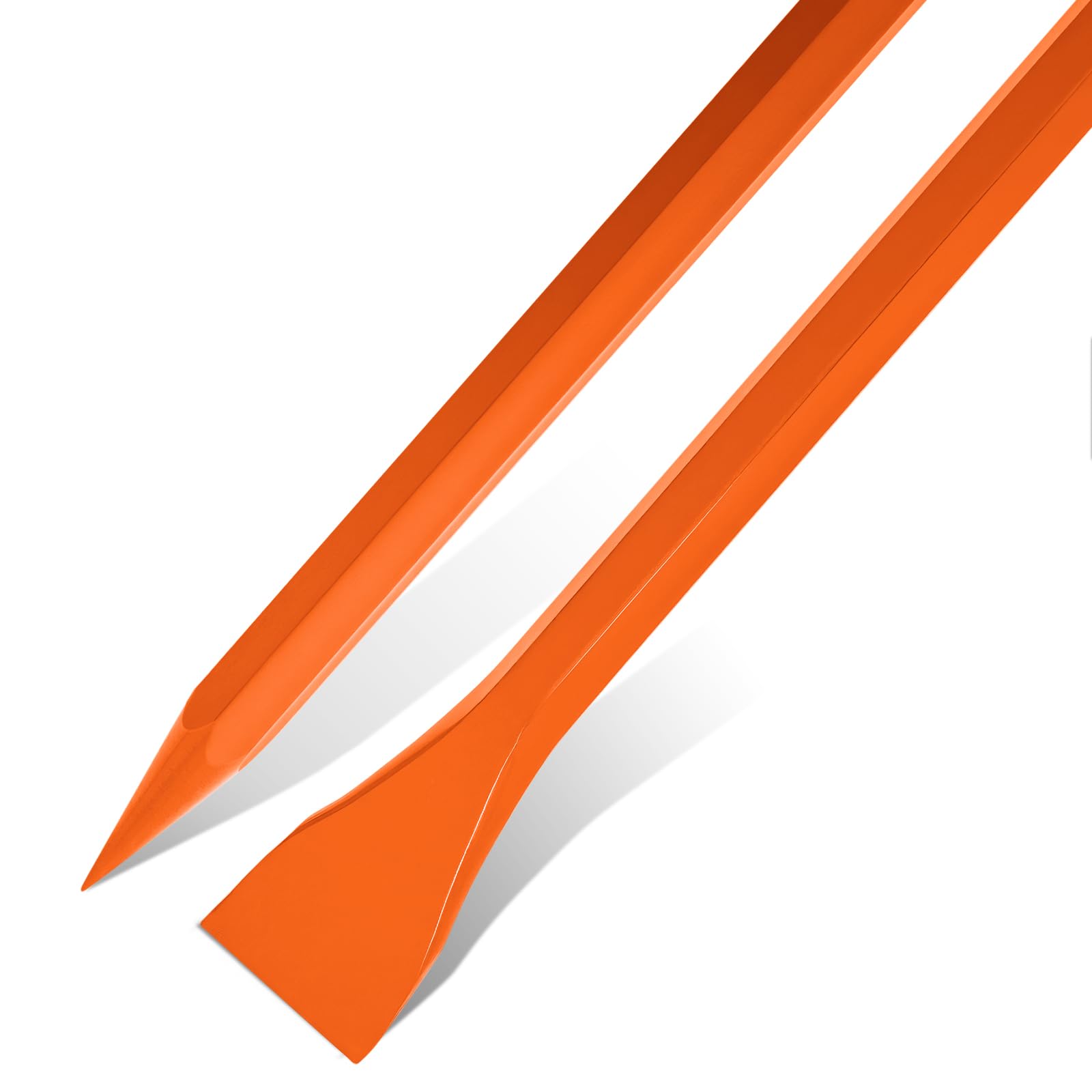 60" (5ft) Chisel Digging Bar 15lb (6.65kg) Pencil Point Wrecking Pry Road Bar Post Hole Diggers for Digging Prying of Dirt and Large Rocks