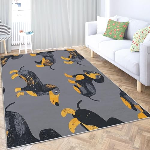 Tapis Chien Flanelle Douce : Lavage Facile et Anti-Glisse