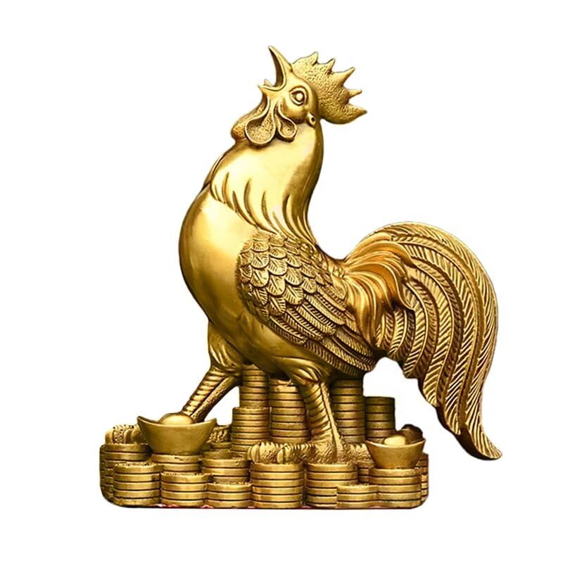 Statue de Taureau en cuivre porte-bonheur symbole force et courage totem
