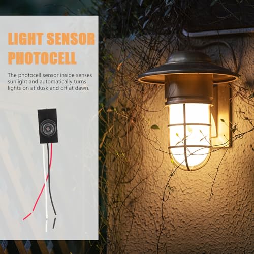 Sensor de luz automático para iluminación interior y exterior Ipetboom con fotocélula 8