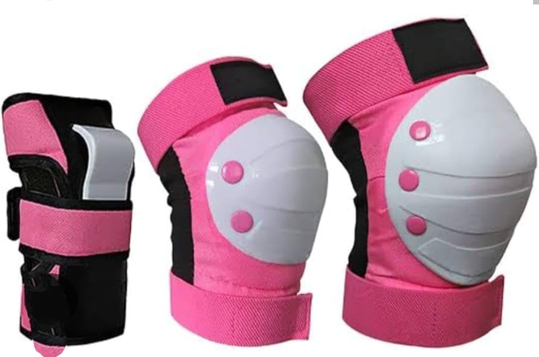 Protection Kit for Adult Skating Knee Guard & Elbow Pad for Boys, Girls Skating Knee Pad, Elbow Guard, Wrist Guard Kit Cycle Protection Kit for Men, Adults & Boys (Pink) (B0DB2D3WRP) Amazon Price History, Amazon Price Tracker