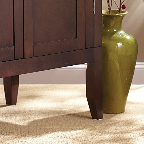 Supersliders Self-Stick Furniture Sliders For Carpeted Surfaces (4 Piece) - 1-1/4" Linen - Round Supersliders #TOP5