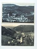 Bad Gottleuba, genannt Klein-Tirol. Zusammen 2 Postkarten mit der Gesamtansicht